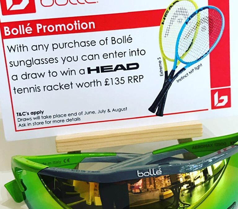 Promotional Offer with any purchase of  Bolle Sunglasses