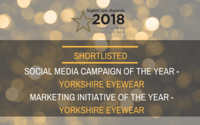 Shortlisted for not one but two SightCare awards