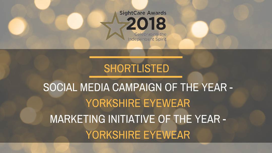 Shortlisted for not one but two SightCare awards