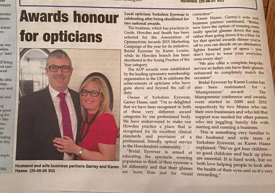 Double Helpings for Yorkshire Opticians!