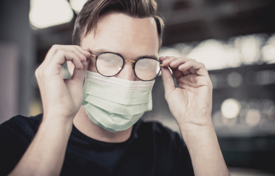 Wearing Masks and Eyewear